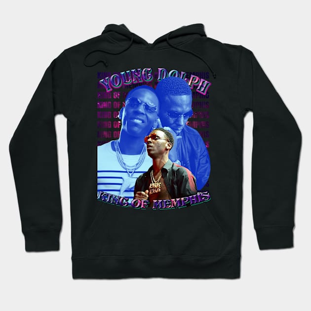 Young Dolph Fanart Hoodie by Planet of Tees